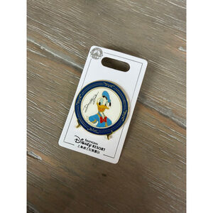 Disney pin authentic Hot Donald duck plate shanghai disneyland 2024
